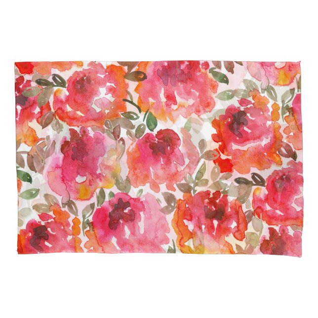 Rosas vermelhas Shabby, padrão perfeito. (Frente)