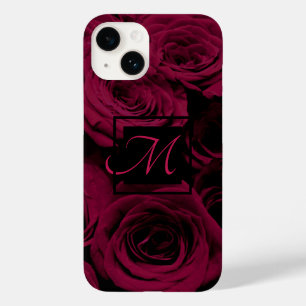 Rosas vermelho-escuro