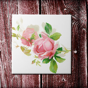 Rosas vintage rosa