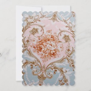 Rosas Vitorianas - Convites / RSVP Antoinette