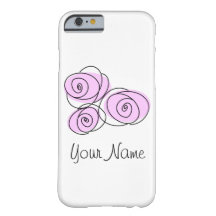 Rose Bouquet Lilac Name capas de iphone