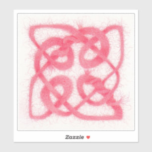 ROSE CELTIC KNOT Adesivo de Vinil 8"