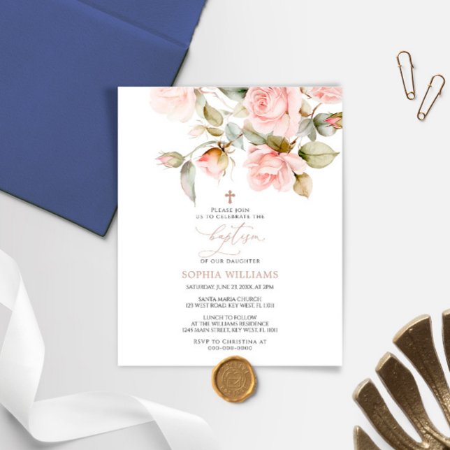 Rose rosa-orçamento e batismo-verde (Criador carregado)