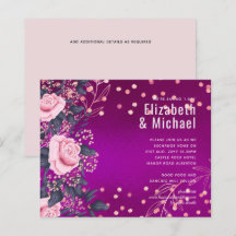 Rosegold Metálico WEDDING Glitter