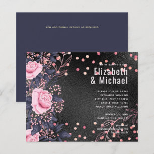 Rosegold Metálico WEDDING Glitter