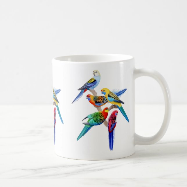 Rosella repete mecanicamente a caneca (Direita)