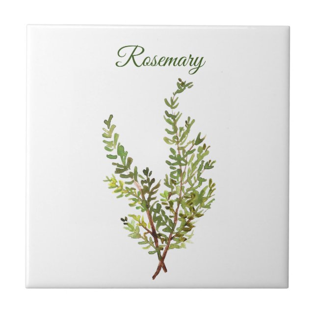 Rosemary Herb Greenery Kitchen - Chic Verde Culiná (Frente)