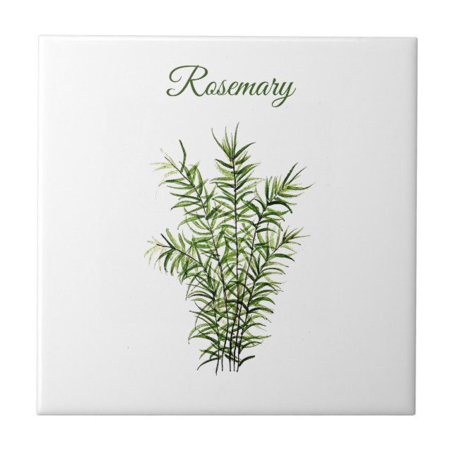 Rosemary Herb Greenery Kitchen - Chic Verde Culiná (Frente)