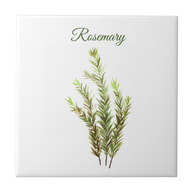 Rosemary Herb Greenery Kitchen - Chic Verde Culiná (Frente)