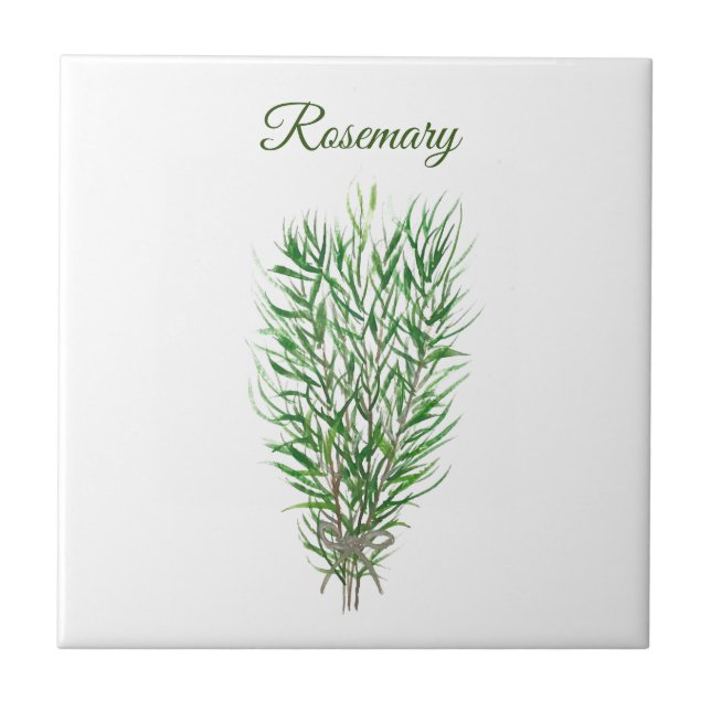 Rosemary Herb Greenery Kitchen - Chic Verde Culiná (Frente)