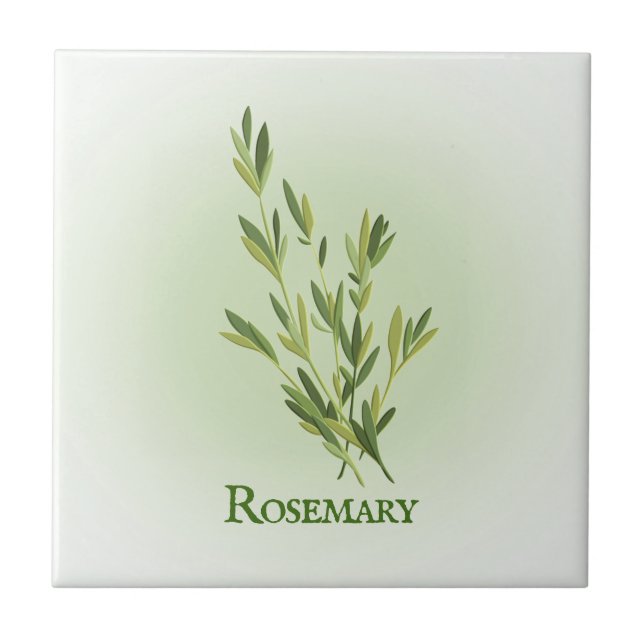 Rosemary Herbal Design Cerâmica (Frente)