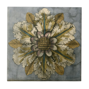 Rosette de demissão decorativa em Cinza