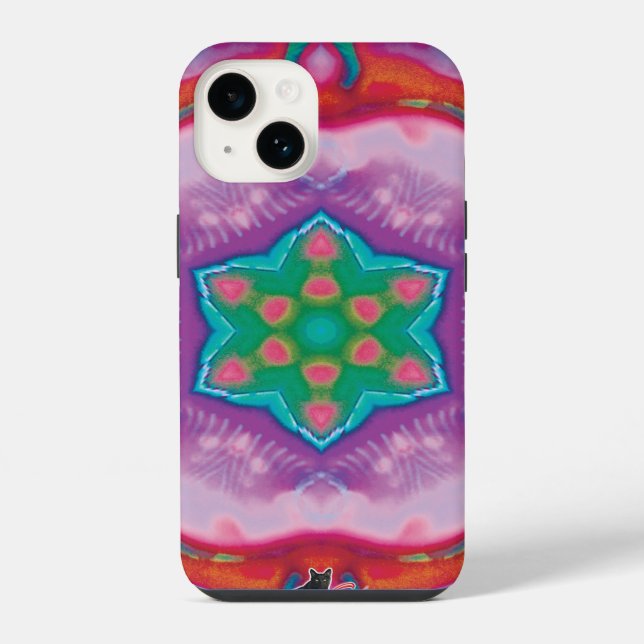 Rosette Kaleidoscope capas de iphone (Verso)