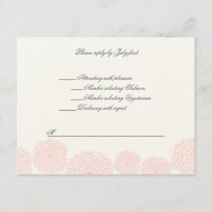 Rosettes Cream Hebraico Casamento Judaico RSVP
