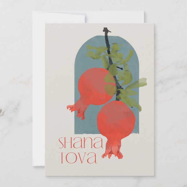 Rosh Hashana Shana Tova Personalizada (Frente)