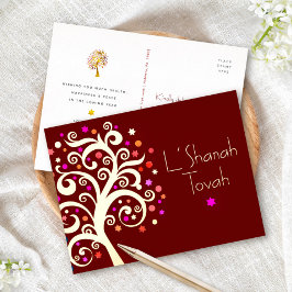 Rosh Hashanah Borgonha Vermelho Árvore da Vida Our