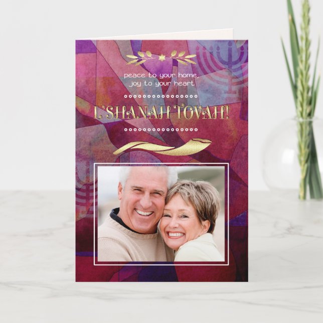 Rosh Hashanah | Cartões de Foto Personalizados do  (Frente)
