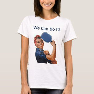 Rosie, a camisa do picleball do ribeiro