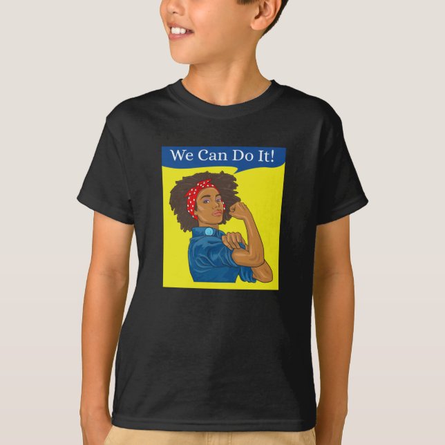 Rosie, a Camiseta Riveter, podemos fazer isso afri (Frente)