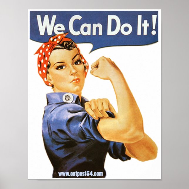 Rosie Riveter Poster (Frente)