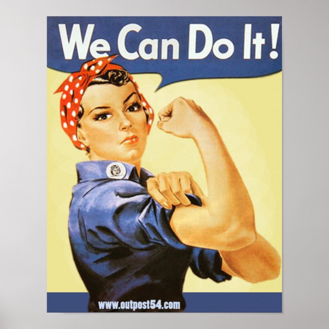 Rosie Riveter Poster (Frente)