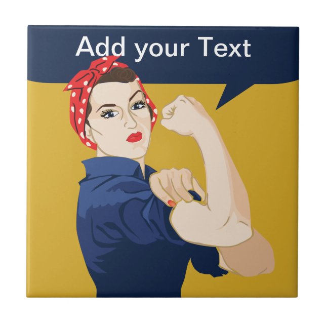 Rosie Riveter Strong Woman (Frente)