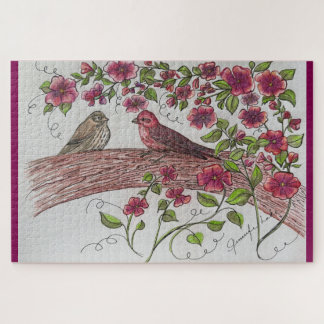 Rosie Rosa Finches Quebra-cabeça