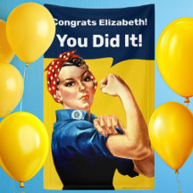 Rosie the Riveter | Altura do Banner | Personaliza