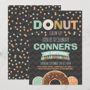 Rosquinha Aniversário Rosquinha de Convite Cresce