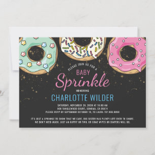 Rosquinha Baby Sprinkle Gênero Convite Neutro