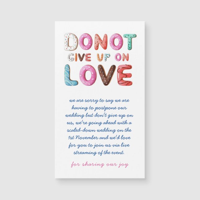 ROSQUINHA Desistir de Mudança de Amor Planos de Da (Frente)