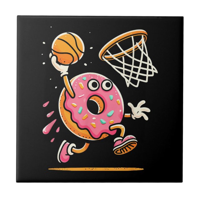 Rosquinha Engraçada, Comida de basquetebol, Dunbal (Frente)