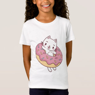Rosquinha Kawaii - Camisa de Gato - Gatinho de Car