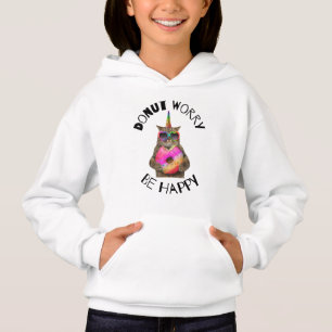 Rosquinha Preocupada Ser Rosquinha Feliz Hoodie