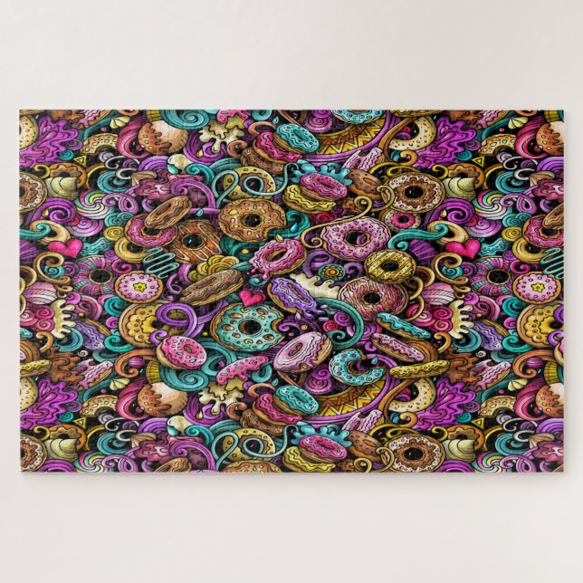 Rosquinha Quebra-cabeça (Horizontal)