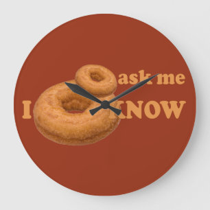 Rosquinha Relógio de parede personalizado