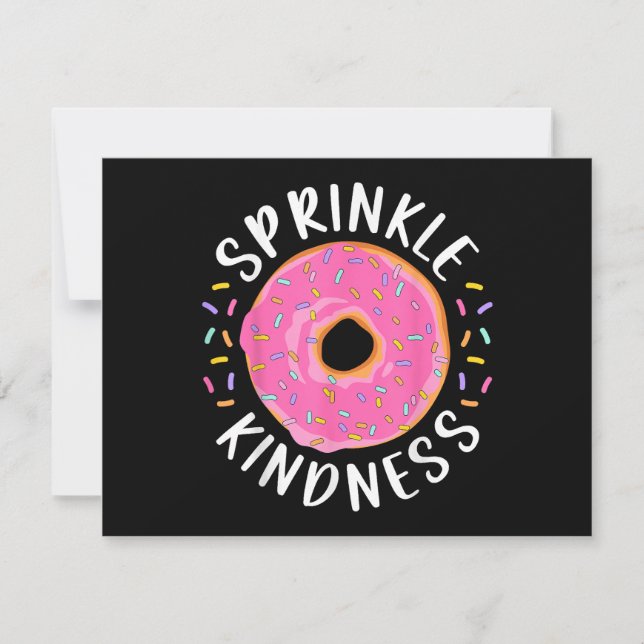 Rosquinha Sprinkle Kindness Meninas Engraçadas Mul (Frente)