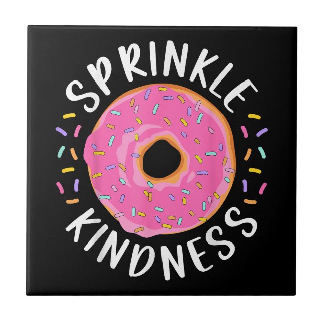 Rosquinha Sprinkle Kindness Meninas Engraçadas Mul (Frente)