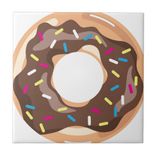 Rosquinha vitrificada chocolate