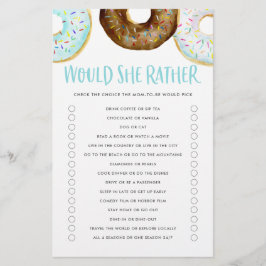 Rosquinhas Azuis e Chocolate Iriam Jogo da Prefere