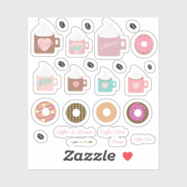 Rosquinhas de café e mais adesivos do Campfire Pla