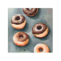 Rosquinhas de chocolate Aquarela