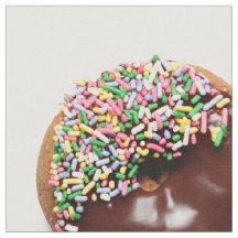 Rosquinhas Dotty no branco, tecido pela jarda