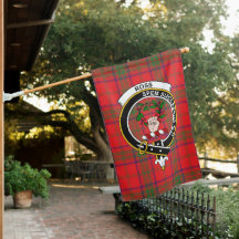 Ross - Crachá Modern Tartan Flag Clan