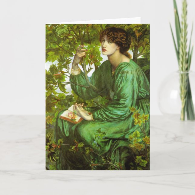 Rossetti o cartão do sonho do dia (Frente)
