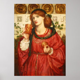Rossetti The Loving Cup Poster 0175