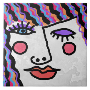 Rosto Abstrato de Mulher