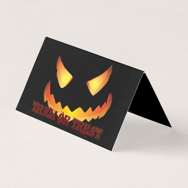 Rosto de Abóbora 2 para o Halloween (Frente)