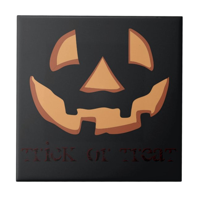 Rosto de abóbora para o Halloween (Frente)