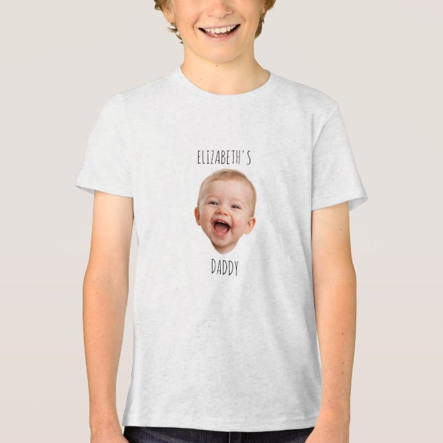 Rosto de Bebê Personalizado Foto de Bebê Rindo  (Frente)